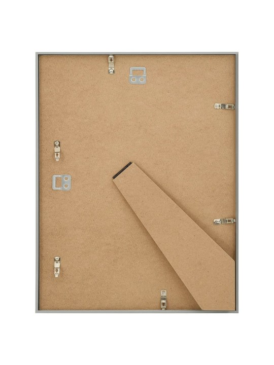 Valokuvakehyskollaasi 5 kpl seinälle/pöydälle hopea 40x50cm MDF