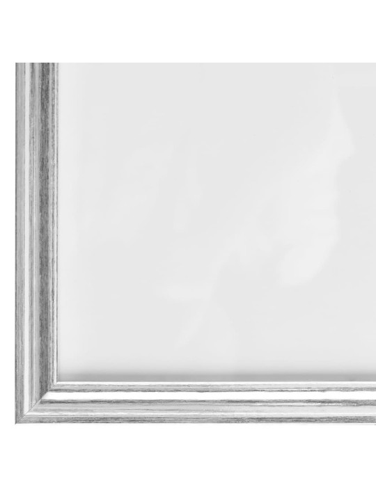 Valokuvakehyskollaasi 5 kpl seinälle hopea 70x90cm mdf