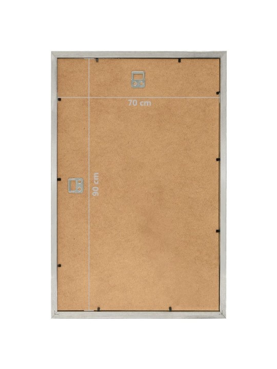 Valokuvakehyskollaasi 5 kpl seinälle hopea 70x90cm mdf