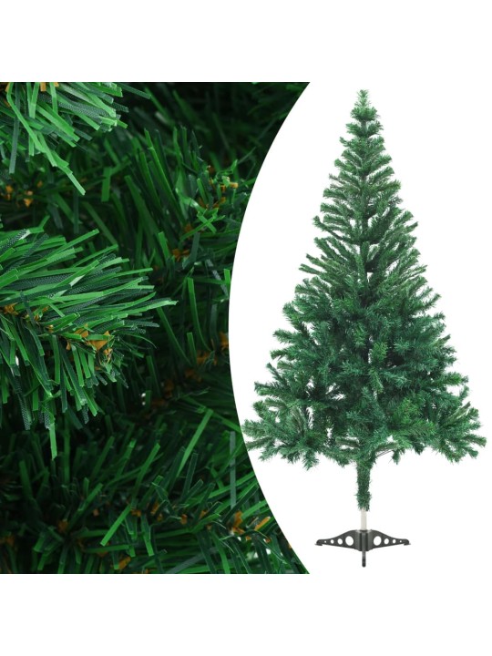 Tekojoulukuusi palloilla esivalaistu 210 cm 910 oksaa