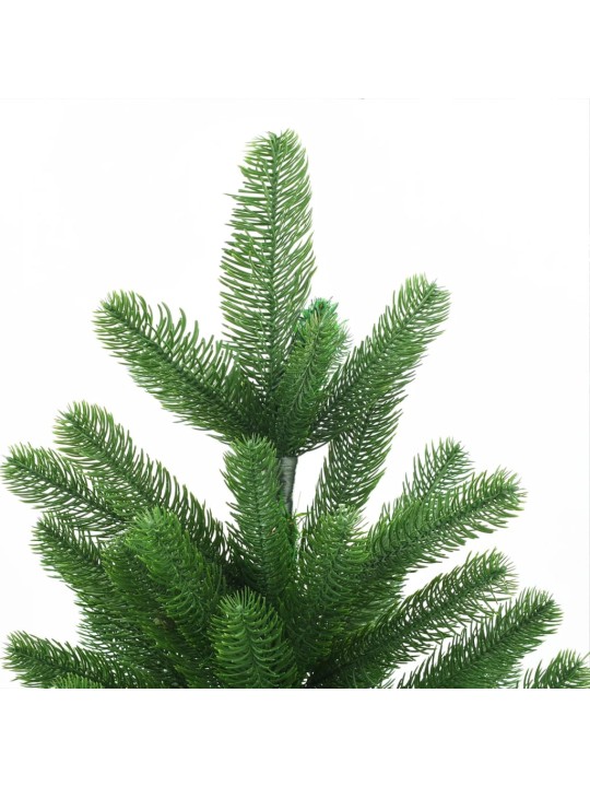 Tekojoulukuusi palloilla esivalaistu vihreä 210 cm