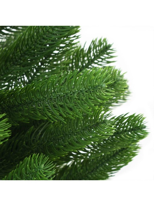 Tekojoulukuusi palloilla esivalaistu vihreä 210 cm