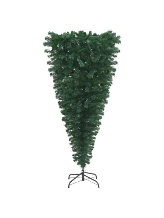 Tekojoulukuusi ylösalaisin palloilla esivalaistu vihreä 120 cm