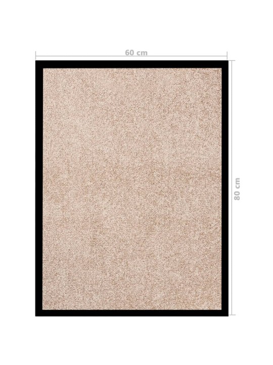 Ovimatto beige 60x80 cm