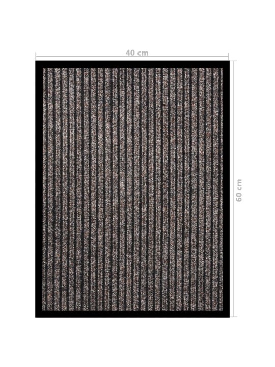 Ovimatto raidallinen beige 40x60 cm