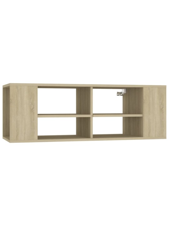 Seinäkiinnitettävä tv-taso sonoma 102x35x35 cm tekninen puu