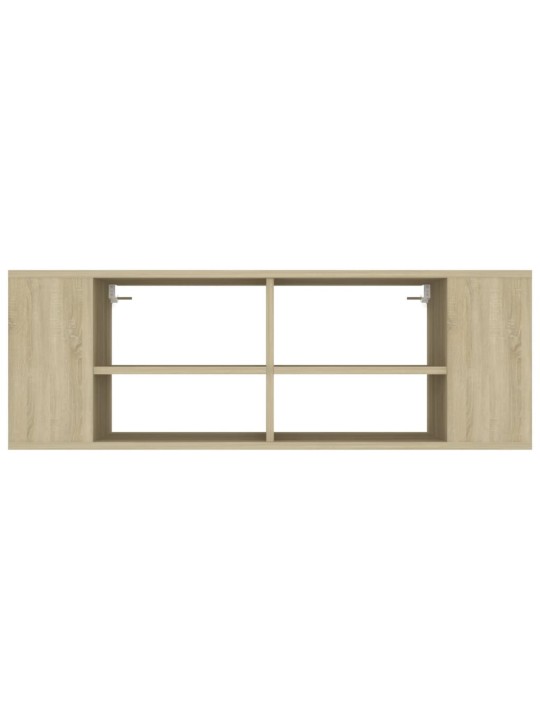 Seinäkiinnitettävä tv-taso sonoma 102x35x35 cm tekninen puu