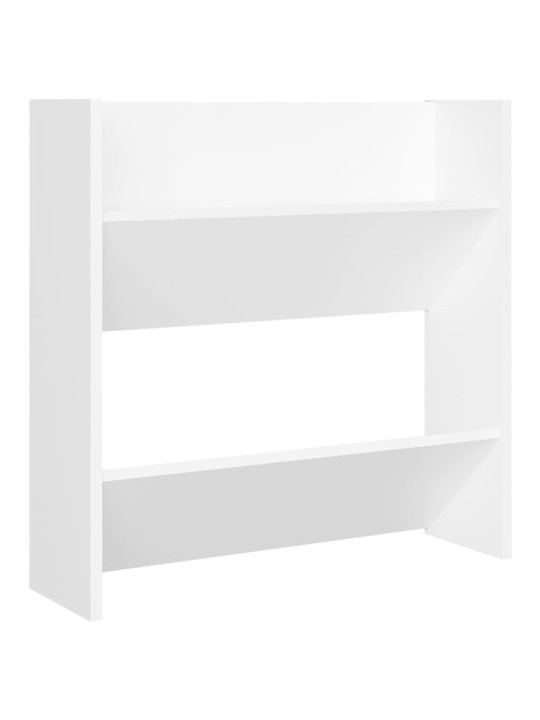 Seinäkenkäkaapit 4 kpl valkoinen 60x18x60 cm lastulevy