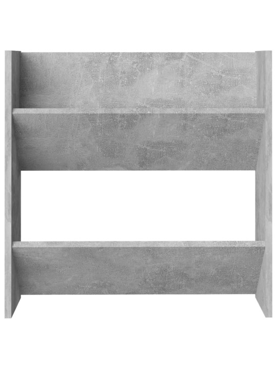 Seinäkenkäkaappi betoninharmaa 60x18x60 cm lastulevy