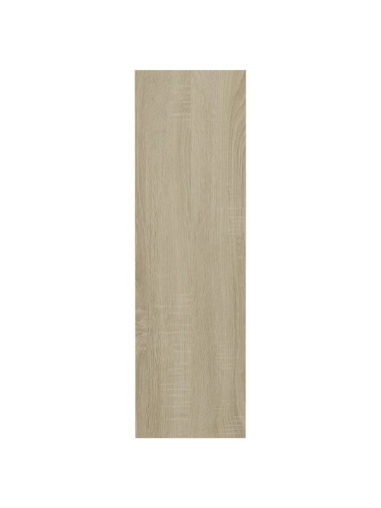 Seinäkenkäkaapit 2 kpl sonoma-tammi 80x18x60 cm lastulevy