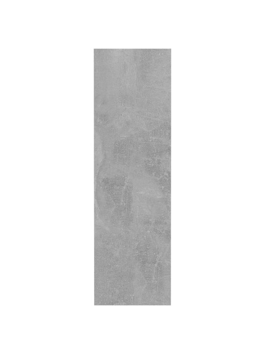 Seinäkenkäkaapit 2 kpl betoninharmaa 80x18x60 cm lastulevy