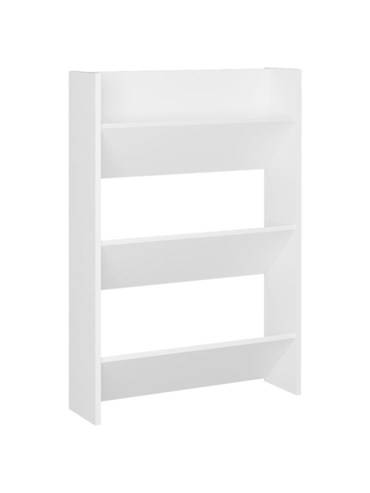 Seinäkenkäkaapit 2 kpl valkoinen 60x18x90 cm lastulevy