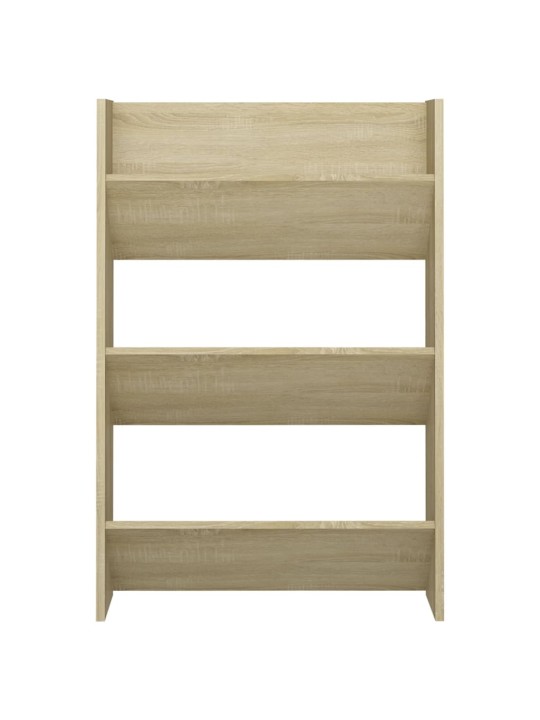 Seinäkenkäkaapit 2 kpl sonoma-tammi 60x18x90 cm lastulevy