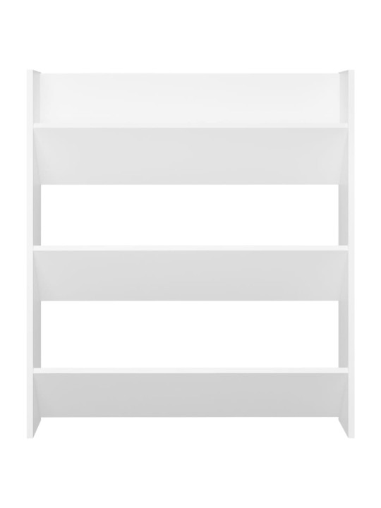 Seinäkenkäkaapit 2 kpl valkoinen 80x18x90 cm lastulevy