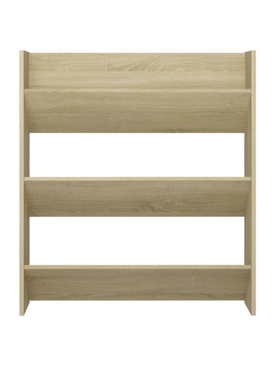 Seinäkenkäkaapit 2 kpl sonoma-tammi 80x18x90 cm lastulevy