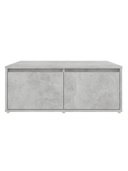 Sohvapöytä betoninharmaa 80x80x31 cm lastulevy