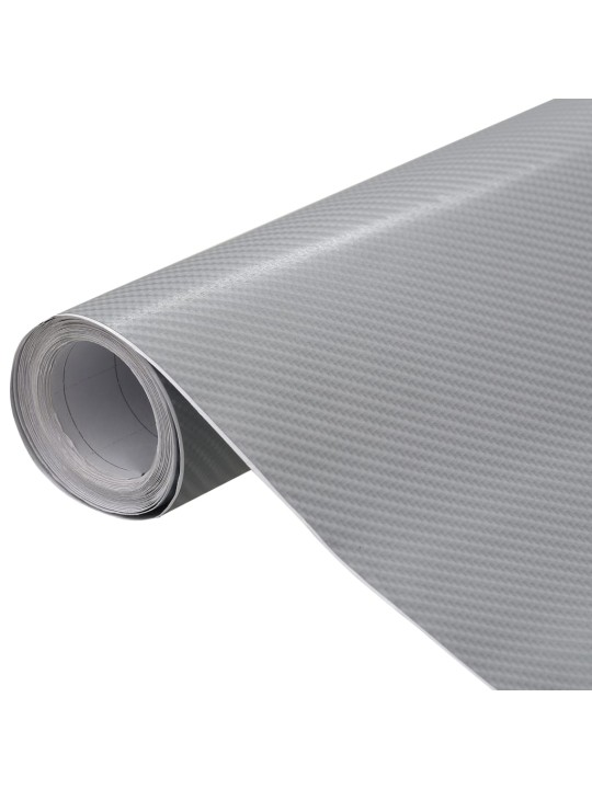 Auton päällystekalvot 2 kpl 4d hopea 100x150 cm