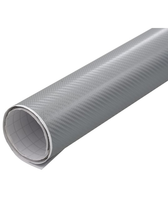 Auton päällystekalvot 2 kpl 4d hopea 100x150 cm