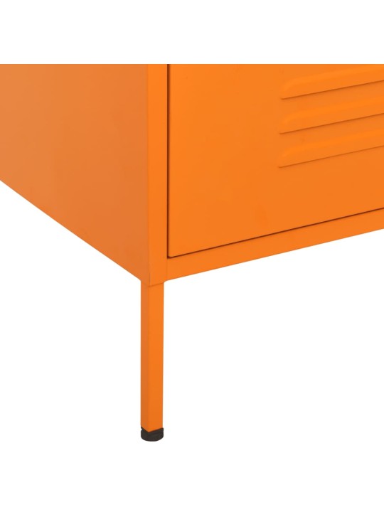 Lipasto oranssi 80x35x101,5 cm teräs
