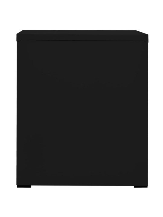 Arkistokaappi musta 46x62x72,5 cm teräs