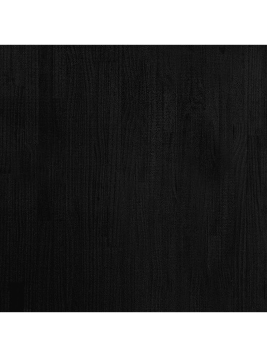 3-tasoinen kirjahylly musta 80x30x105 cm täysi mänty