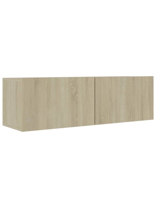 TV-tasot 4 kpl Sonoma-tammi 100x30x30 cm lastulevy