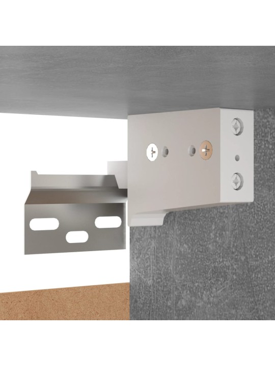 TV-tasot 7 kpl betoninharmaa 30,5x30x60 cm lastulevy