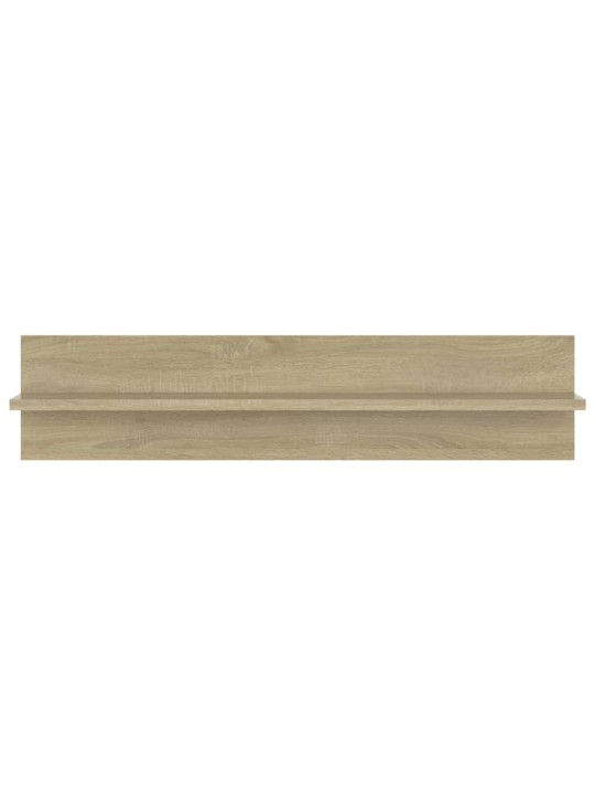 Seinähyllyt 2 kpl sonoma-tammi 80x11,5x18 cm lastulevy