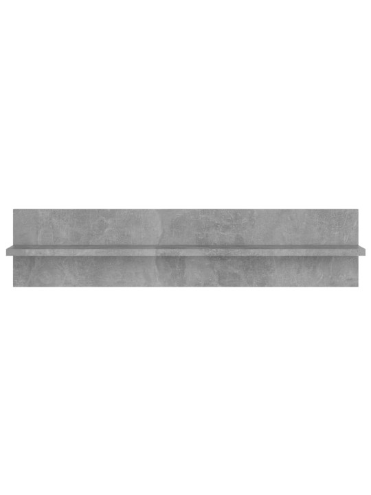 Seinähyllyt 2 kpl betoninharmaa 80x11,5x18 cm lastulevy