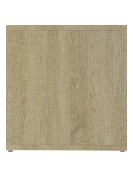 TV-tasot 2 kpl Sonoma-tammi 72x35x36,5 cm lastulevy