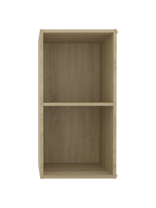 TV-tasot 2 kpl Sonoma-tammi 72x35x36,5 cm lastulevy