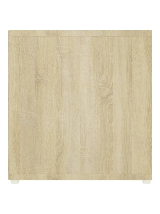 Tv-tasot 2 kpl sonoma-tammi 107x35x37 cm tekninen puu