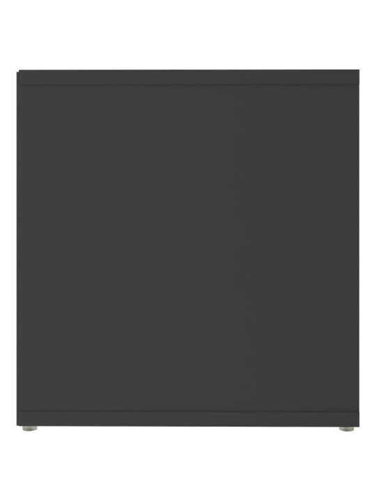 TV-tasot 2 kpl harmaa 72x35x36,5 cm lastulevy