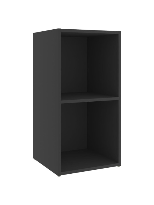 TV-tasot 2 kpl harmaa 72x35x36,5 cm lastulevy