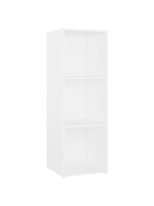 Tv-tasot 3 kpl valkoinen 107x35x37 cm lastulevy