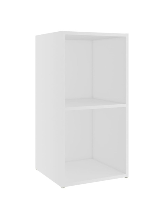 TV-tasot 4 kpl valkoinen 72x35x36,5 cm lastulevy
