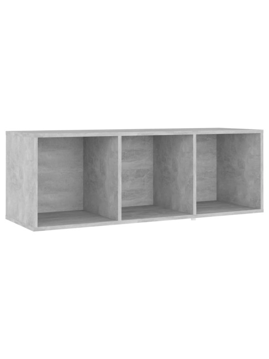 Tv-tasot 4 kpl betoninharmaa 107x35x37 cm lastulevy