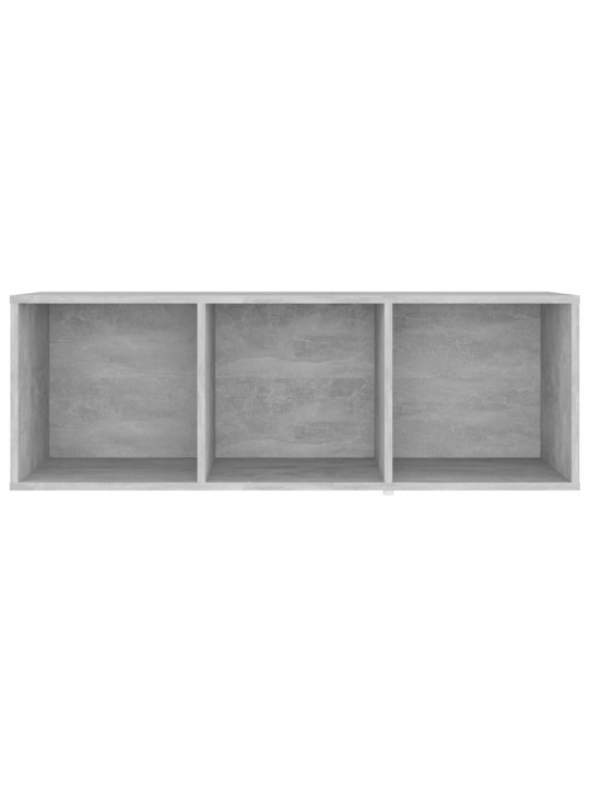 Tv-tasot 4 kpl betoninharmaa 107x35x37 cm lastulevy