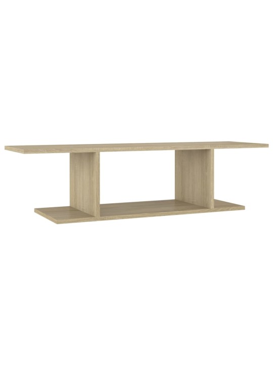 Seinäkiinnitettävä tv-taso sonoma-tammi 103x30x26,5 cm