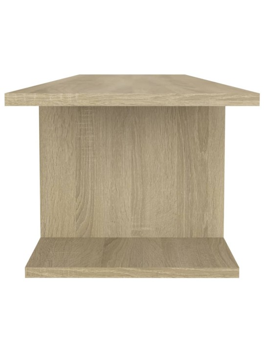 Seinäkiinnitettävä tv-taso sonoma-tammi 103x30x26,5 cm