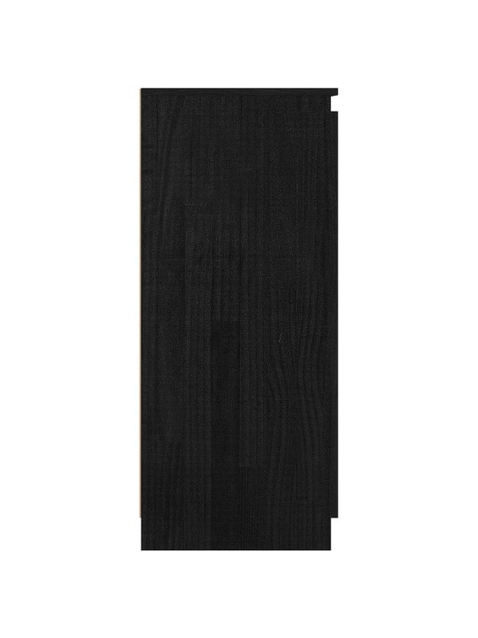 Senkki musta 60x36x84 cm täysi mänty