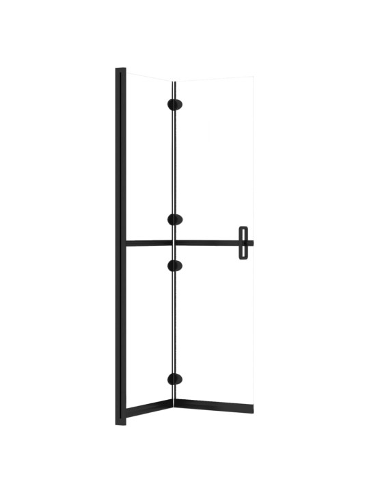 Walk-in suihkuseinä kokoontaittuva kirkas ESG-lasi 90x190 cm