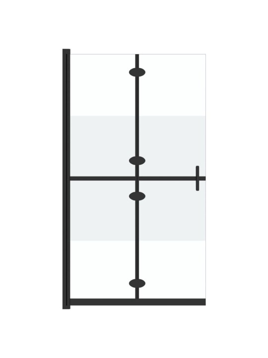 Walk-in suihkuseinä kokoontaittuva ESG 1/2 huurrelasi 70x190 cm