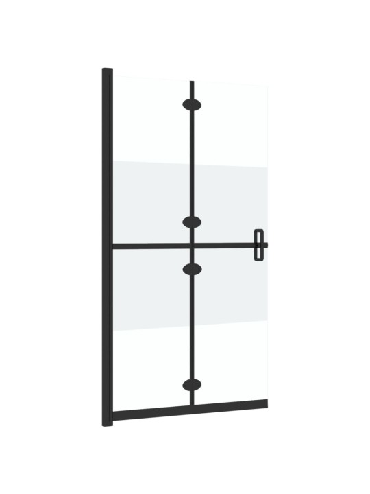 Walk-in suihkuseinä kokoontaittuva ESG 1/2 huurrelasi 70x190 cm