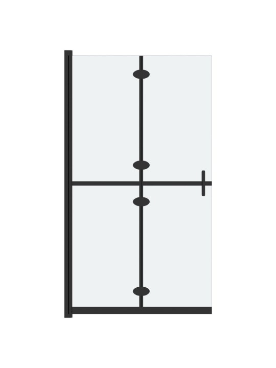 Walk-in suihkuseinä kokoontaittuva ESG-huurrelasi 80x190 cm