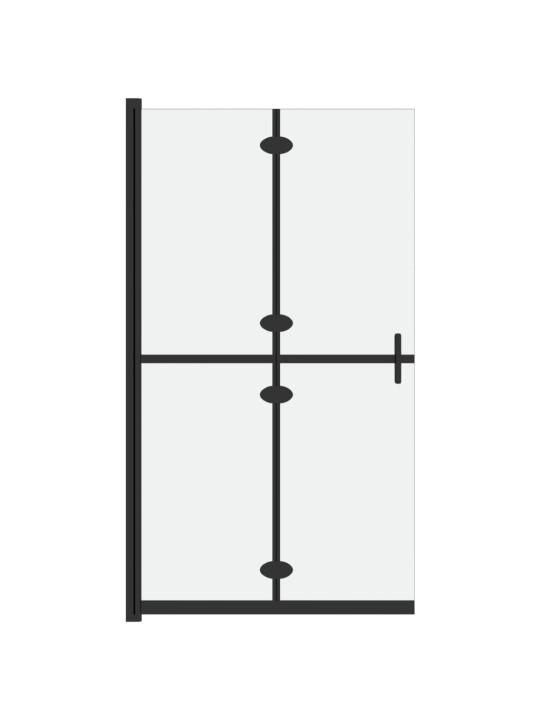 Walk-in suihkuseinä kokoontaittuva ESG-huurrelasi 100x190 cm