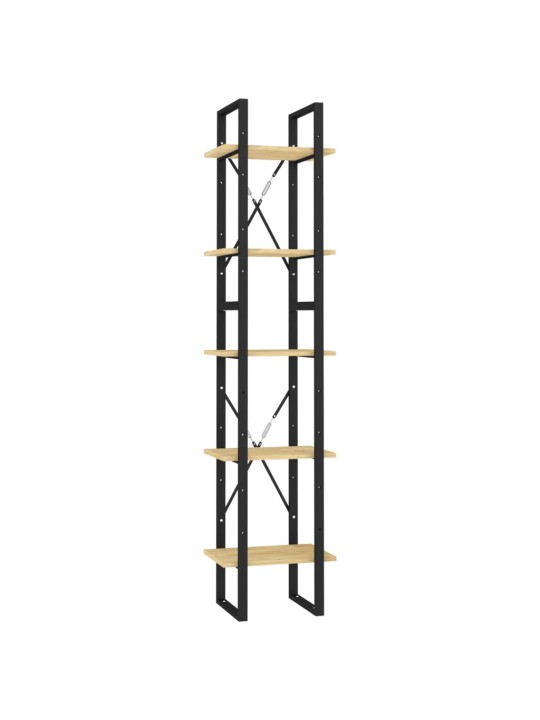 5-tasoinen Kirjahylly 40x30x175 cm mänty