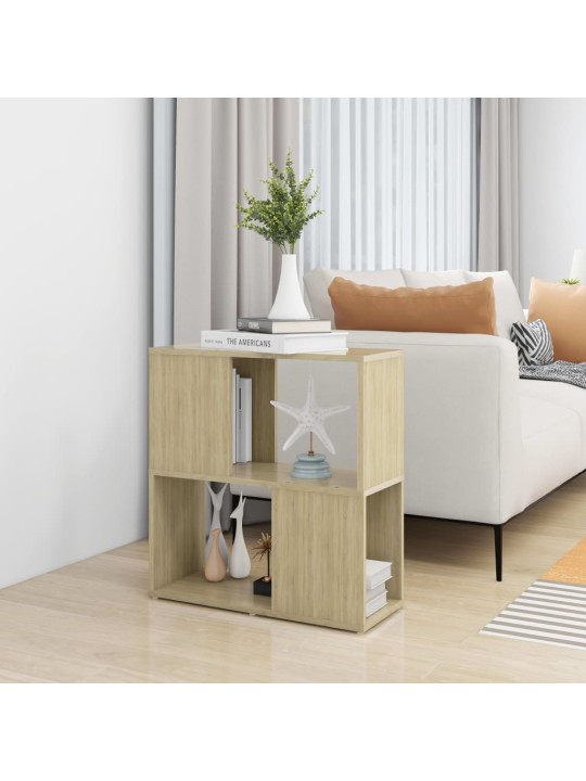 Kirjahylly sonoma-tammi 60x24x63 cm lastulevy