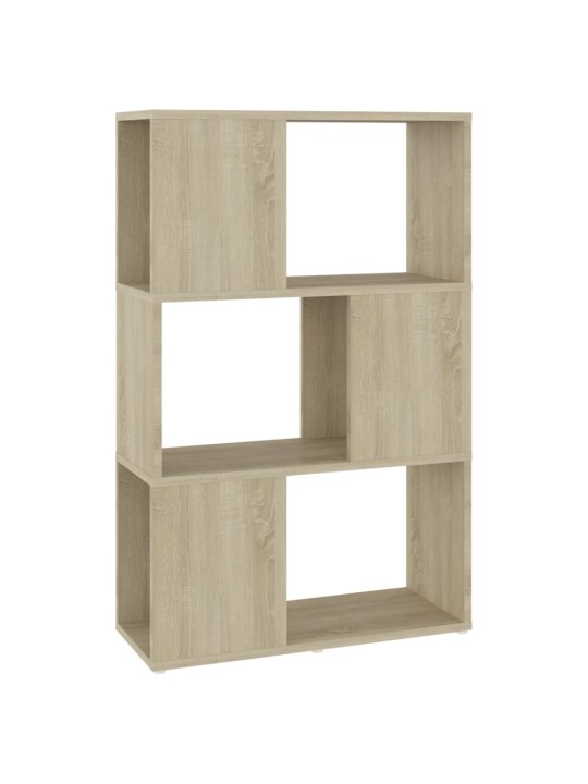 Kirjahylly/tilanjakaja sonoma-tammi 60x24x94 cm lastulevy