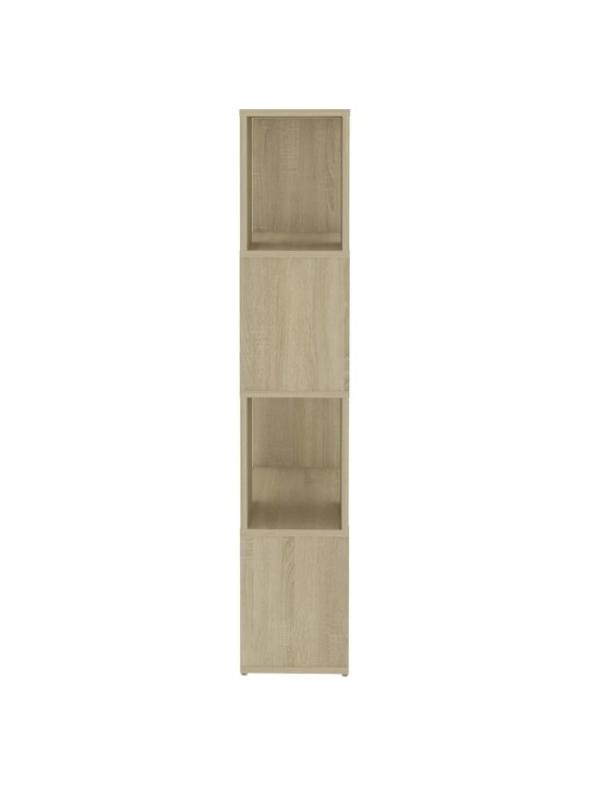 Kirjahylly/tilanjakaja sonoma-tammi 60x24x124,5 cm lastulevy
